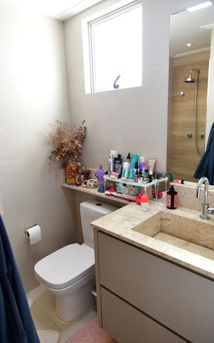 Apartamento para alugar com 73m², 2 quartos e 2 vagasBanheiro Social