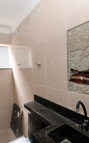 Casa de condomínio para alugar com 120m², 3 quartos e 1 vaga Casa de condomínio para alugar com 120m², 3 quartos e 1 vagaBanheiro 2