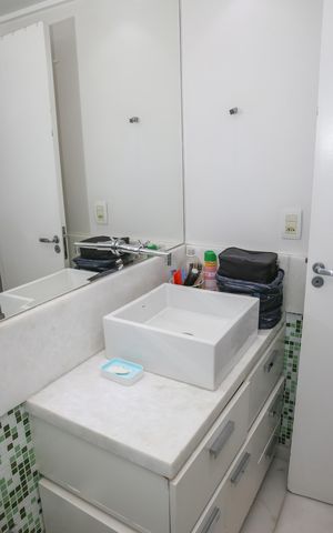 Apartamento para alugar com 63m², 2 quartos e 1 vagaBanheiro da Suíte
