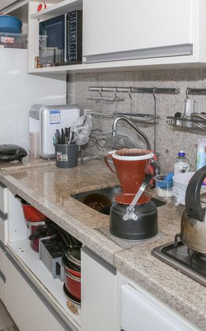 Apartamento para alugar com 63m², 2 quartos e 1 vagaCozinha e Área de Serviço