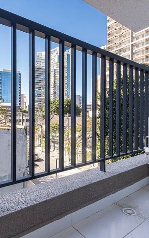 Apartamento para alugar com 28m², 1 quarto e sem vaga Apartamento para alugar com 28m², 1 quarto e sem vagaVaranda da Sala/Cozinha
