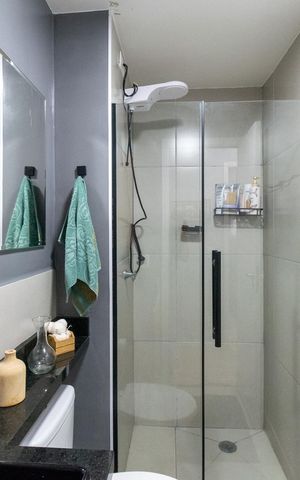 Apartamento para alugar com 35m², 2 quartos e 1 vagaBanheiro 