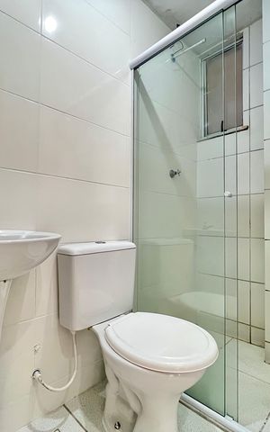 Apartamento para alugar com 30m², 2 quartos e 1 vaga Apartamento para alugar com 30m², 2 quartos e 1 vagaBanheiro