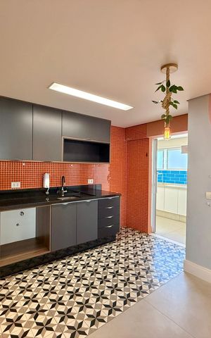 Apartamento à venda com 215m², 3 quartos e 2 vagas Apartamento à venda com 215m², 3 quartos e 2 vagasCozinha
