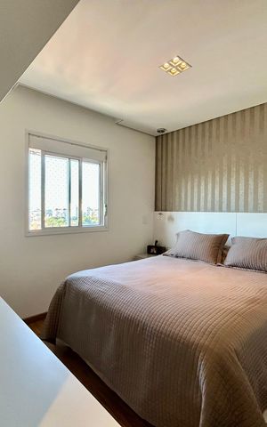 Apartamento à venda com 122m², 3 quartos e 3 vagas Apartamento à venda com 122m², 3 quartos e 3 vagasQuarto 1