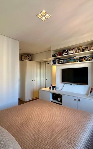 Apartamento à venda com 122m², 3 quartos e 3 vagas Apartamento à venda com 122m², 3 quartos e 3 vagasQuarto 1