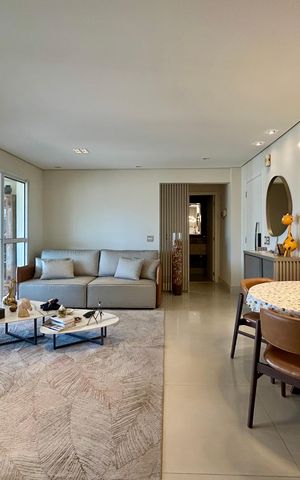Apartamento à venda com 122m², 3 quartos e 3 vagas Apartamento à venda com 122m², 3 quartos e 3 vagasSala