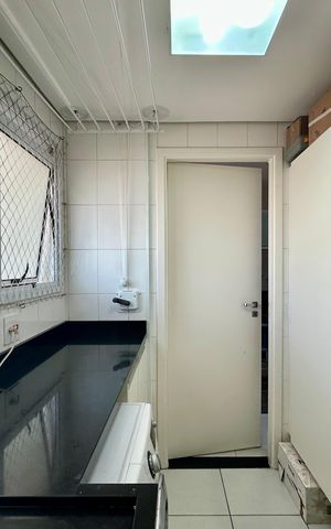 Apartamento à venda com 122m², 3 quartos e 3 vagas Apartamento à venda com 122m², 3 quartos e 3 vagasLavanderia
