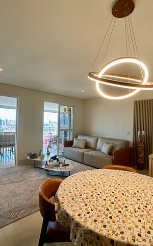 Apartamento à venda com 122m², 3 quartos e 3 vagas Apartamento à venda com 122m², 3 quartos e 3 vagasSala