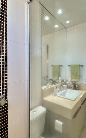 Apartamento à venda com 122m², 3 quartos e 3 vagas Apartamento à venda com 122m², 3 quartos e 3 vagasBanheiro do Quarto 1