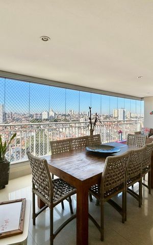 Apartamento à venda com 122m², 3 quartos e 3 vagas Apartamento à venda com 122m², 3 quartos e 3 vagasSala