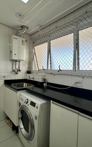 Apartamento à venda com 122m², 3 quartos e 3 vagas Apartamento à venda com 122m², 3 quartos e 3 vagasLavanderia