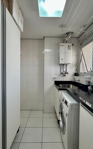 Apartamento à venda com 122m², 3 quartos e 3 vagas Apartamento à venda com 122m², 3 quartos e 3 vagasLavanderia