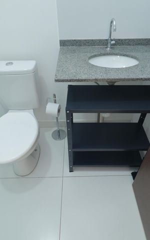 Studio à venda com 26m², 1 quarto e sem vagaBanheiro