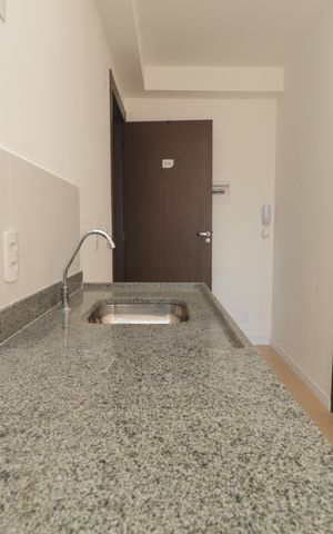 Studio à venda com 26m², 1 quarto e sem vagaCozinha