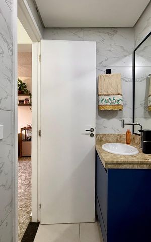 Apartamento à venda com 52m², 2 quartos e 1 vagaBanheiro 