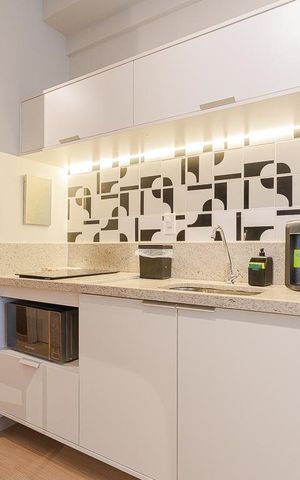 Studio para alugar com 29m², 1 quarto e sem vaga Studio para alugar com 29m², 1 quarto e sem vagaCozinha