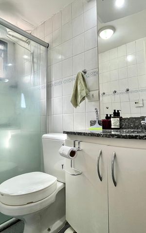 Apartamento à venda com 65m², 2 quartos e 1 vaga Apartamento à venda com 65m², 2 quartos e 1 vagaBanheiro
