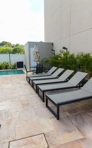Studio à venda com 26m², 1 quarto e sem vaga Studio à venda com 26m², 1 quarto e sem vagaÁrea comum - Piscina
