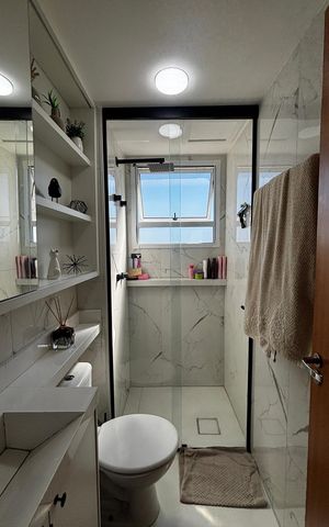 Apartamento à venda com 43m², 2 quartos e 1 vaga Apartamento à venda com 43m², 2 quartos e 1 vagaBanheiro