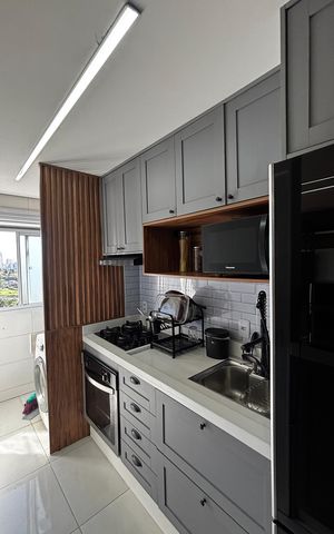 Apartamento à venda com 43m², 2 quartos e 1 vaga Apartamento à venda com 43m², 2 quartos e 1 vagaCozinha e Área de Serviço