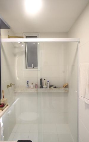 Apartamento à venda com 84m², 3 quartos e sem vagaBanheiro