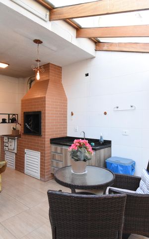 Casa para alugar com 120m², 3 quartos e 1 vagaÁrea gourmet