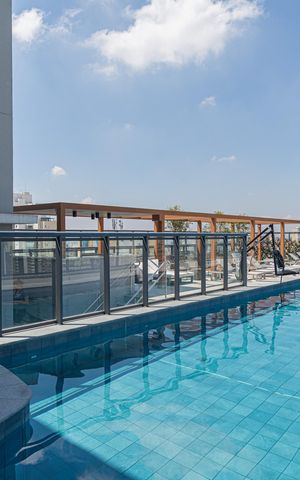 Studio à venda com 46m², 1 quarto e sem vaga Studio à venda com 46m², 1 quarto e sem vagaÁrea comum - Piscina