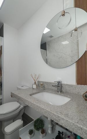 Apartamento à venda com 67m², 2 quartos e 2 vagas Apartamento à venda com 67m², 2 quartos e 2 vagasBanheiro Social