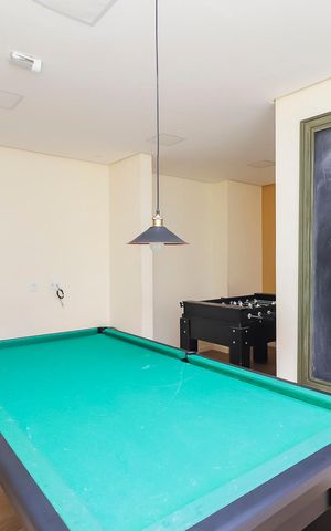 Apartamento para alugar com 34m², 2 quartos e 1 vagaÁrea comum - Sala de jogos