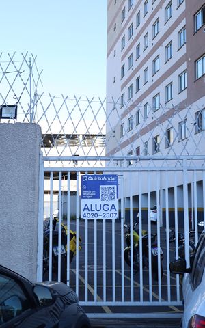 Apartamento para alugar com 34m², 2 quartos e 1 vagaPlaca GRANDE instalada no portão do condomínio dia 20.07.2026 - Código da placa: FEWQ-1316