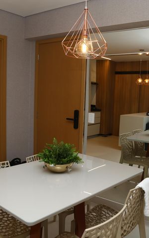 Studio para alugar com 46m², 1 quarto e 1 vagaSala de jantar