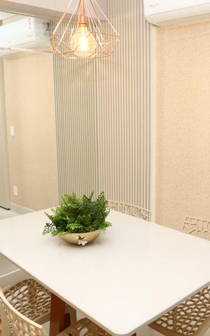 Studio para alugar com 46m², 1 quarto e 1 vagaSala de jantar