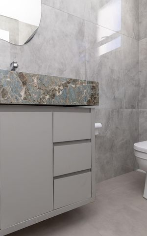 Apartamento para alugar com 46m², 2 quartos e sem vaga Apartamento para alugar com 46m², 2 quartos e sem vagaBanheiro