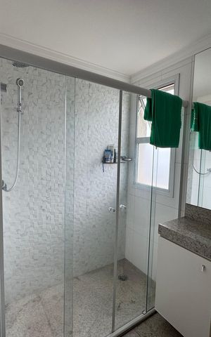 Apartamento à venda com 113m², 3 quartos e 3 vagas Apartamento à venda com 113m², 3 quartos e 3 vagasBanheiro da Suíte