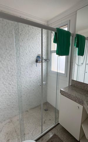 Apartamento à venda com 113m², 3 quartos e 3 vagas Apartamento à venda com 113m², 3 quartos e 3 vagasBanheiro da Suíte