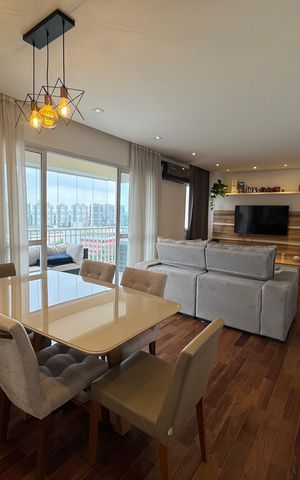 Apartamento à venda com 113m², 3 quartos e 3 vagas Apartamento à venda com 113m², 3 quartos e 3 vagasSala