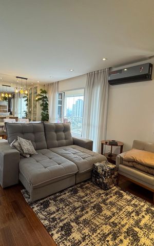 Apartamento à venda com 113m², 3 quartos e 3 vagas Apartamento à venda com 113m², 3 quartos e 3 vagasSala
