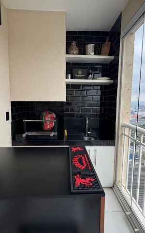 Apartamento à venda com 113m², 3 quartos e 3 vagas Apartamento à venda com 113m², 3 quartos e 3 vagasVaranda gourmet