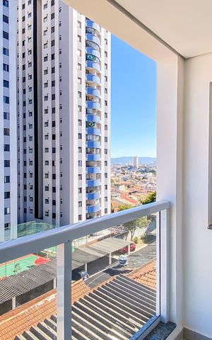 Apartamento à venda com 36m², 1 quarto e 1 vaga Apartamento à venda com 36m², 1 quarto e 1 vagaVaranda