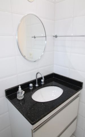 Apartamento à venda com 100m², 3 quartos e 3 vagas Quarto 3 - Banheiro