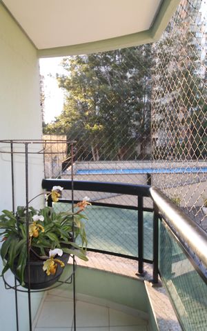 Apartamento à venda com 100m², 3 quartos e 3 vagasQuarto 2 - Varanda