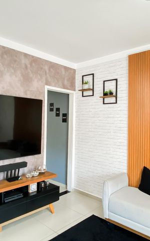 Casa à venda com 125m², 2 quartos e 3 vagas Casa à venda com 125m², 2 quartos e 3 vagasSala