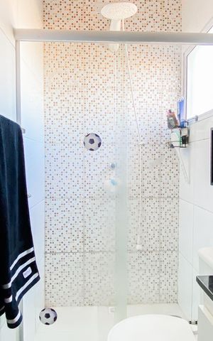Casa à venda com 125m², 2 quartos e 3 vagas Casa à venda com 125m², 2 quartos e 3 vagasBanheiro da Suíte 2