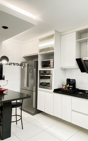 Casa à venda com 125m², 2 quartos e 3 vagas Casa à venda com 125m², 2 quartos e 3 vagasCozinha