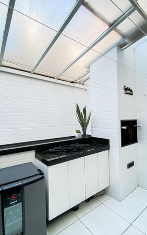 Casa à venda com 125m², 2 quartos e 3 vagas Casa à venda com 125m², 2 quartos e 3 vagasÁrea de Serviço