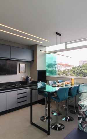 Apartamento à venda com 105m², 3 quartos e 1 vagaCobertura - Espaço Gourmet