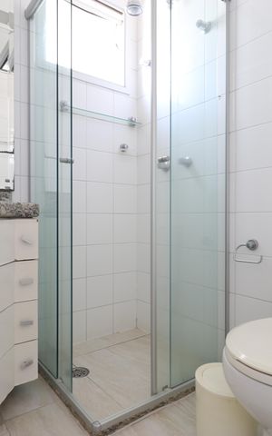 Apartamento para alugar com 126m², 4 quartos e 2 vagasBanheiro da Suíte 2