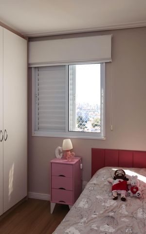 Apartamento à venda com 85m², 3 quartos e 2 vagasQuarto 2