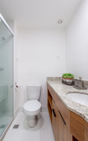 Apartamento à venda com 26m², 1 quarto e 1 vagaBanheiro